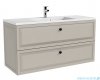 Oristo Montebianco szafka z blatem 120x60x46 piakowy mat OR47-SD2S-120-10/OR00-BU-120-10